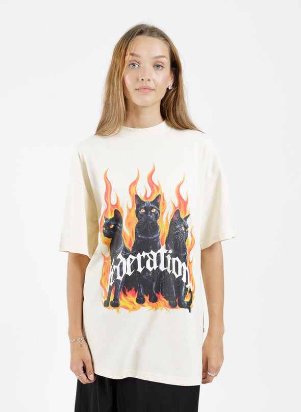 Goode Tee Fire Cat