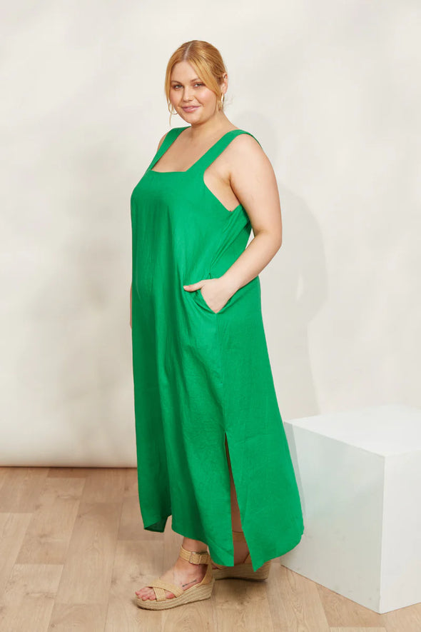 Halcyon Tank Dress-Emerald