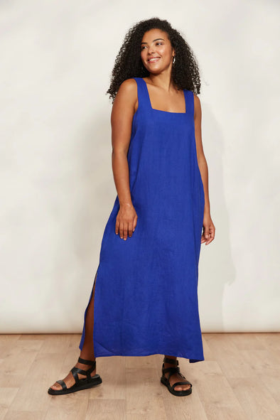 Halcyon Tank Dress-Cobalt