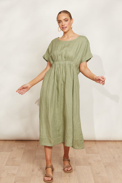 Sojourn Dress-Aloe