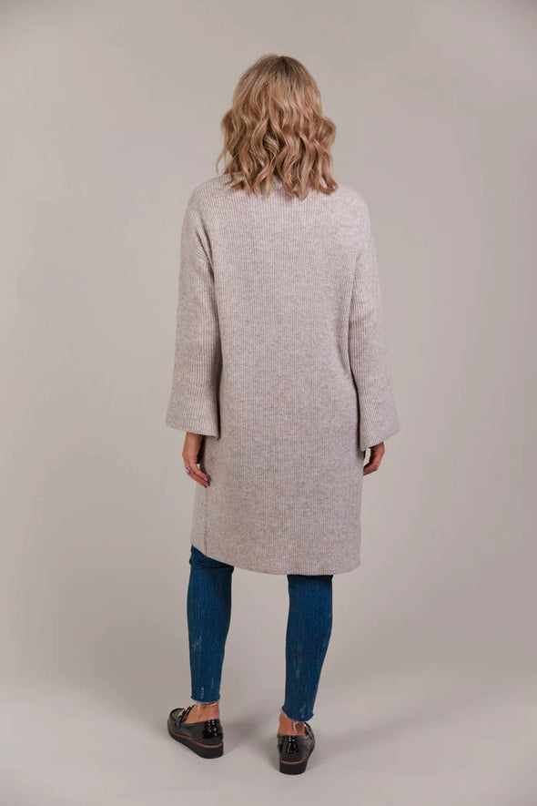 Merano Oversize Cardigan - Flax-One Size