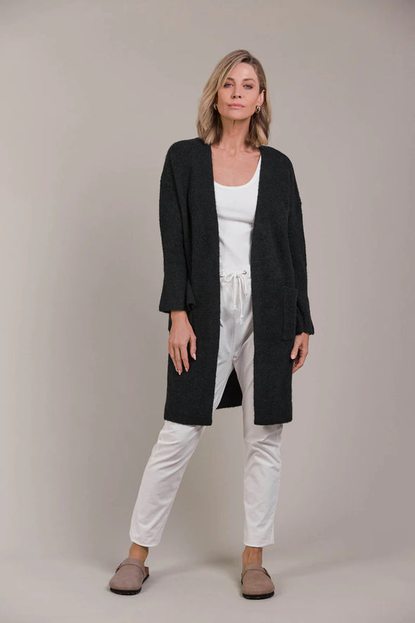 Merano Oversize Cardigan One Size - Charcoal