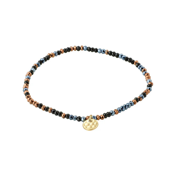 Indie Bracelet - Gold Plated - Black