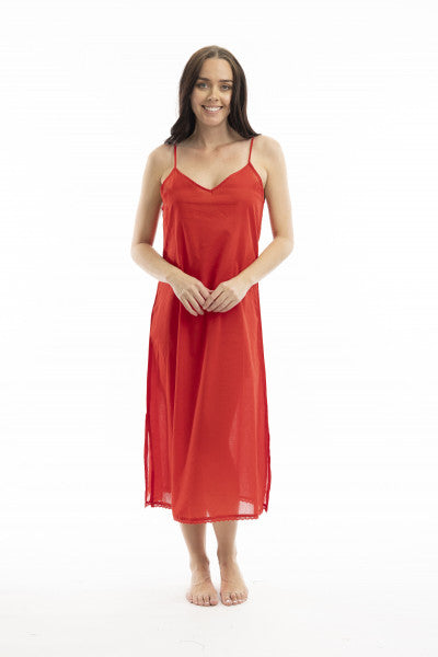 maxi length slip organic cotton