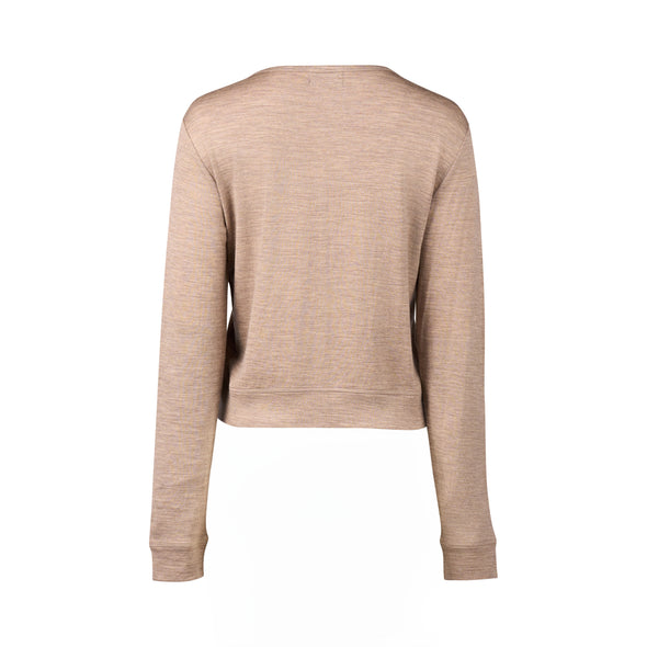 Merino Cropped Cardi - Twig