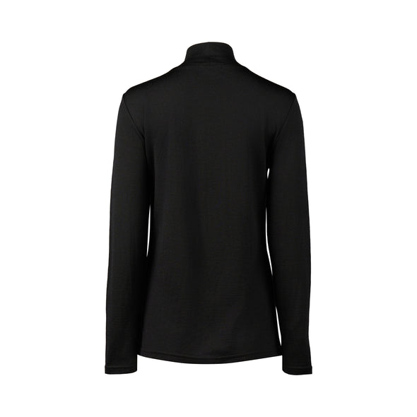 Merino Polo Neck-Black