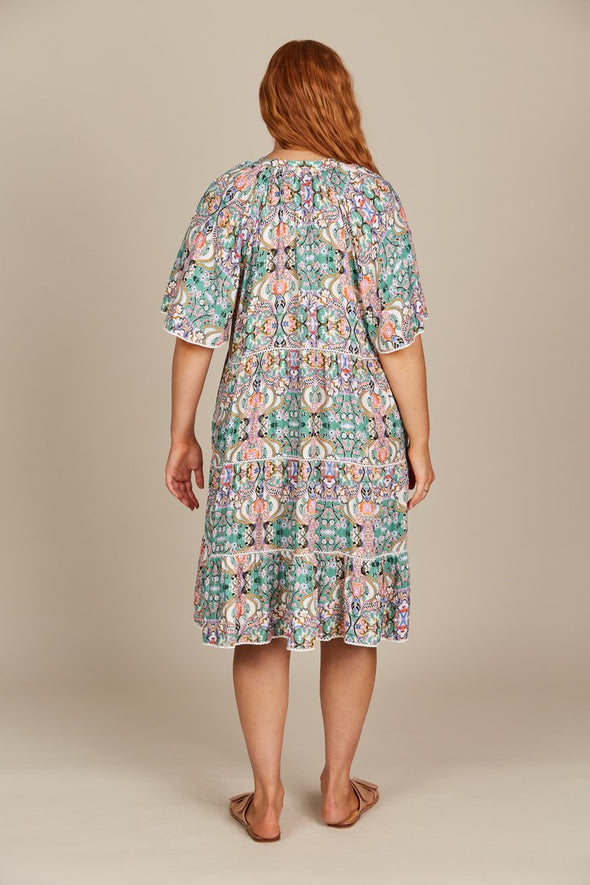 Esme  Dress-Lotus Print