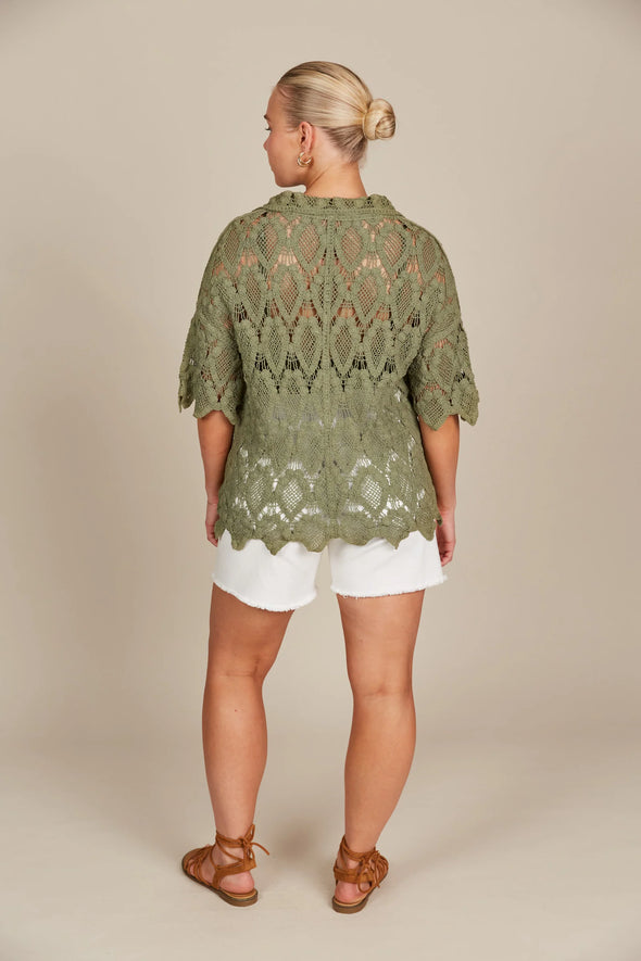 Giselle Shirt-Olive