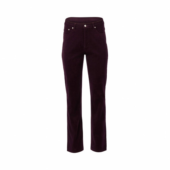 Pinwale Cord Pant -Mulberry