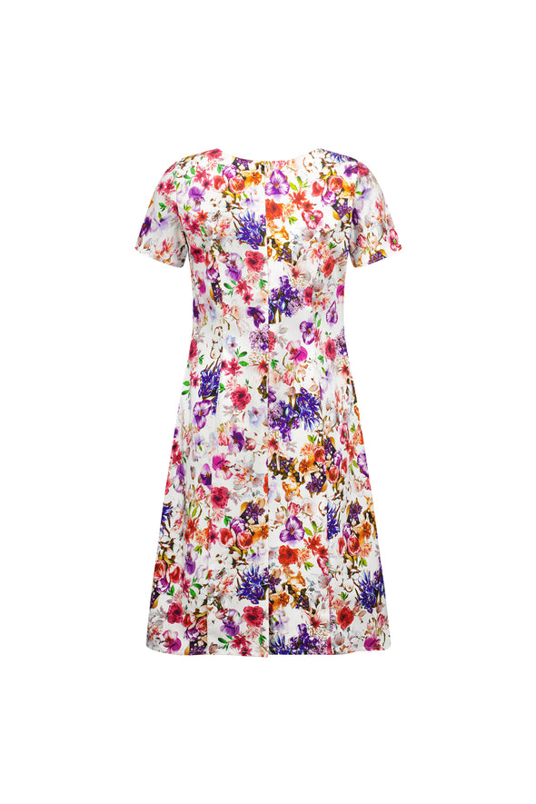 Floral Print Dress - Burst