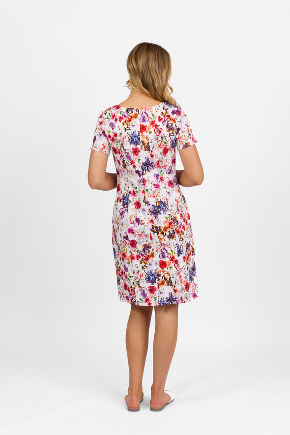 Floral Print Dress - Burst