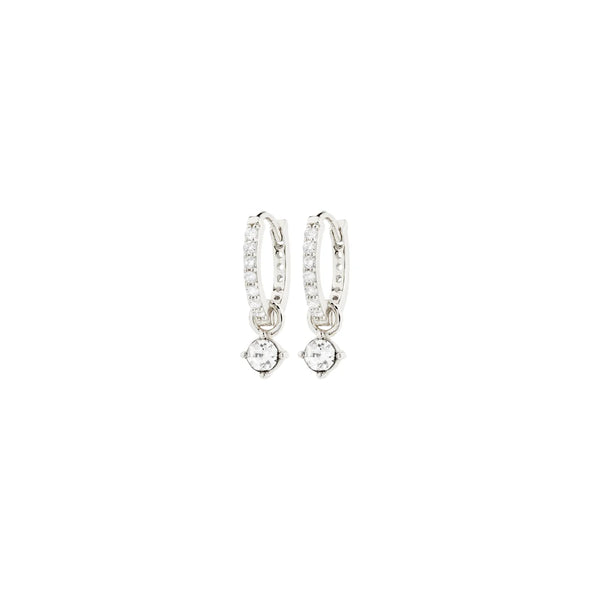 Joa Crystal Earring - Silver