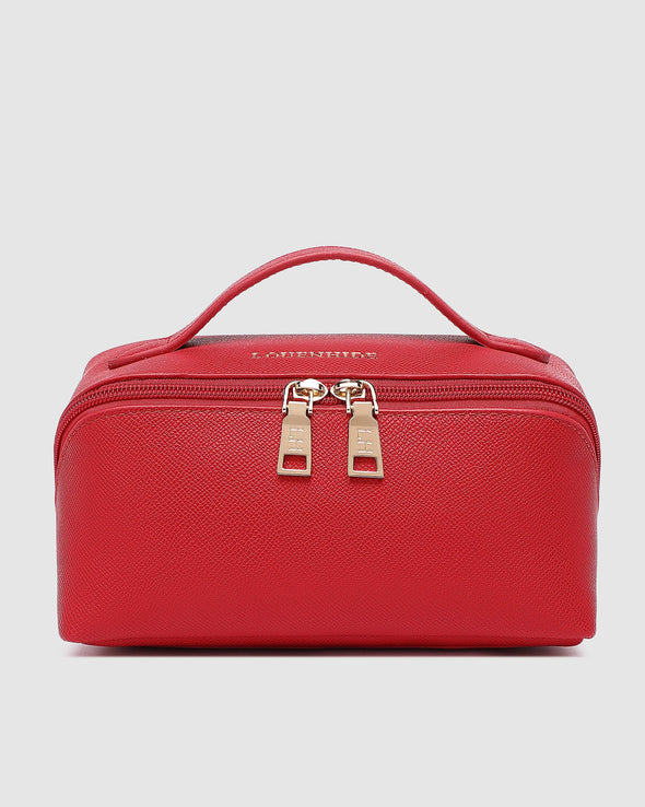 Ellis Makeup Bag-Red