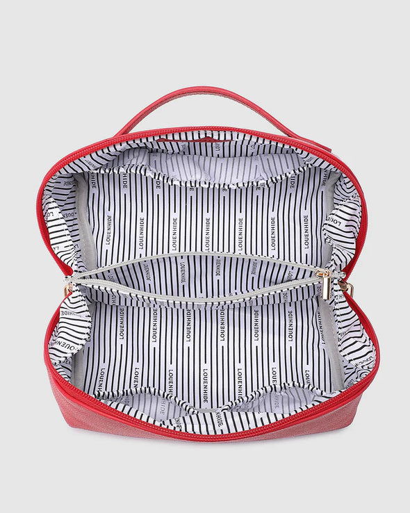 Ellis Makeup Bag-Red