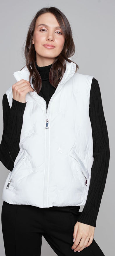 S/Less Puffer-Ivory