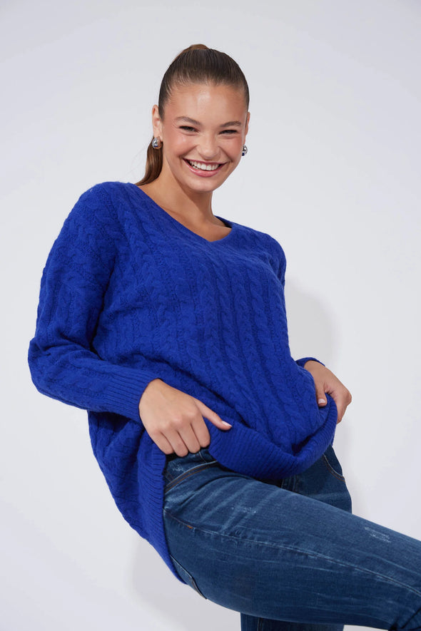 Cadiz Jumper One Size - Cobalt