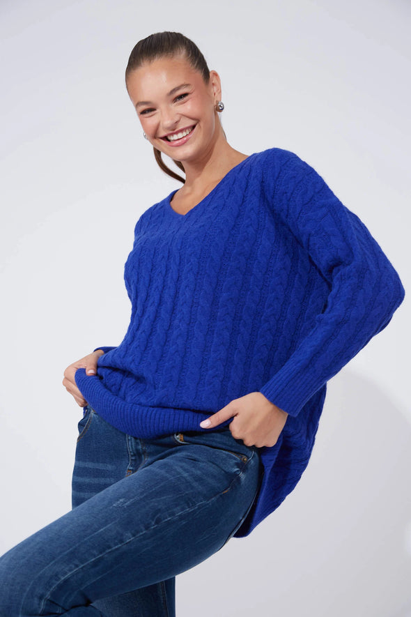 Cadiz Jumper One Size - Cobalt