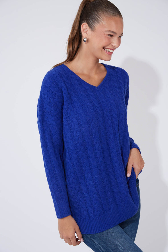 Cadiz Jumper One Size - Cobalt