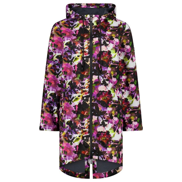 Georgie Raincoat- Evie Kemp Purple Fleur