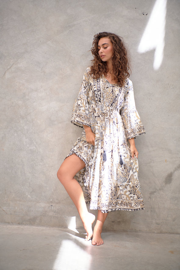 Boho Midi-GreyPrint