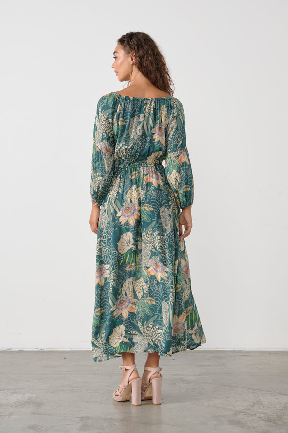 Jungle Dress-GreenPrint