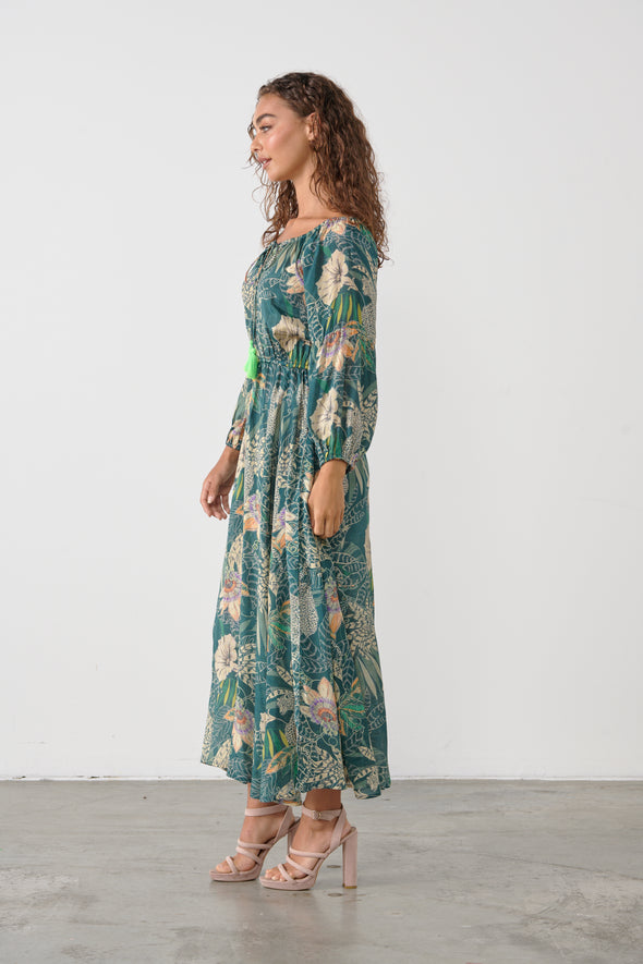 Jungle Dress-GreenPrint