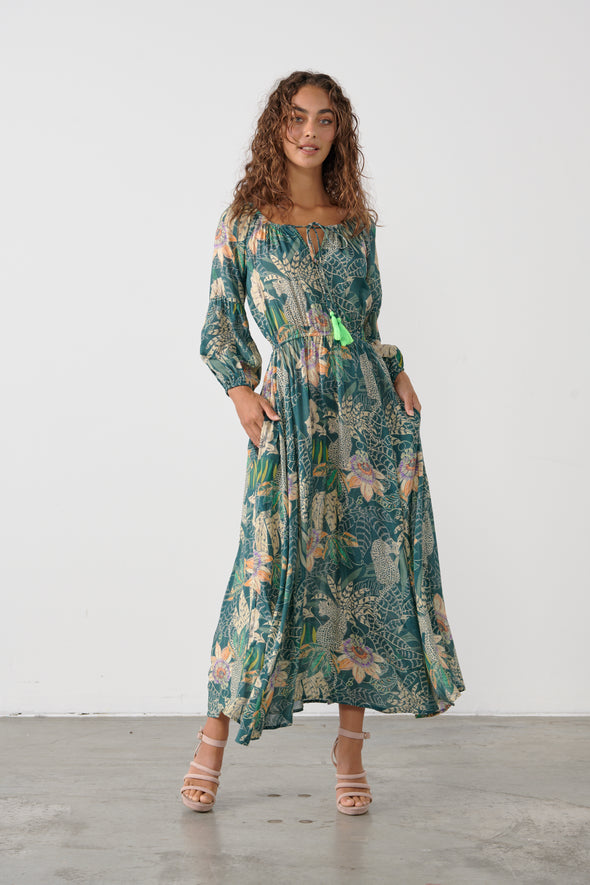 Jungle Dress-GreenPrint