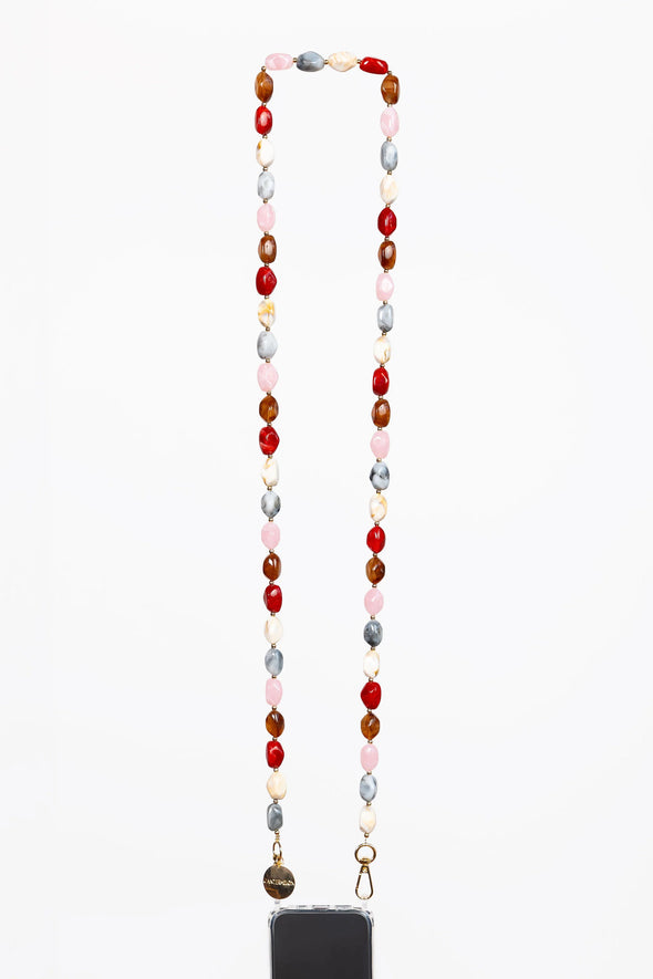 Zadie Resin Beaded Phone Chain