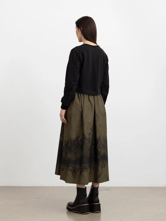 Conscious Dress Olive Print