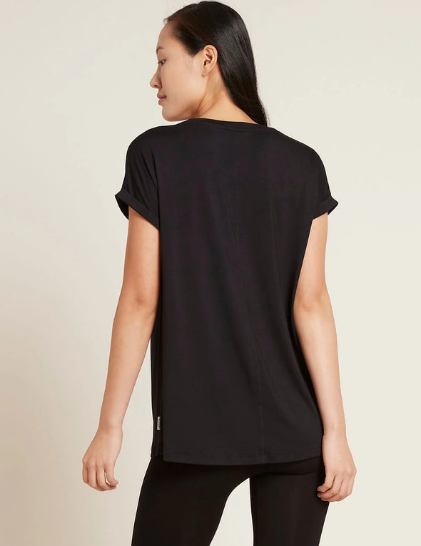 Downtime Lounge Top-Black