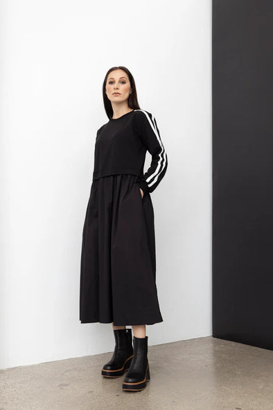 Long sleeve Black Frost Noir Dress