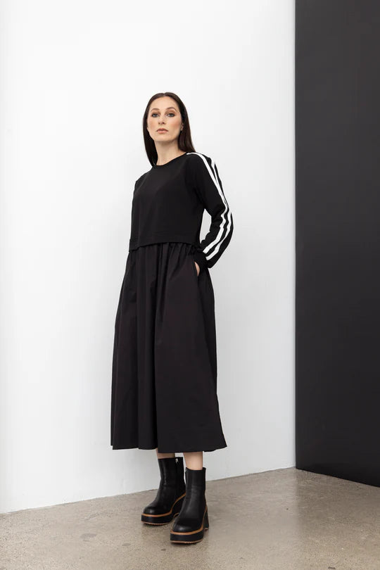 Long sleeve Black Frost Noir Dress