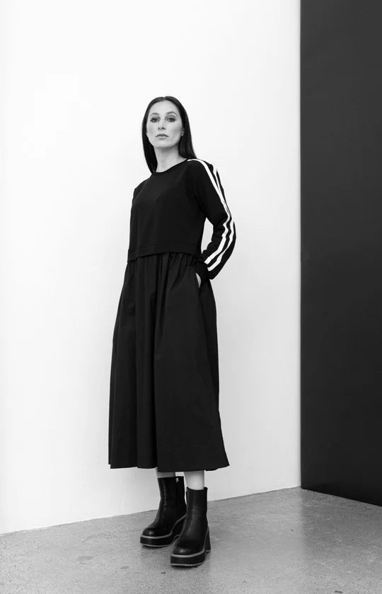 Long sleeve Black Frost Noir Dress