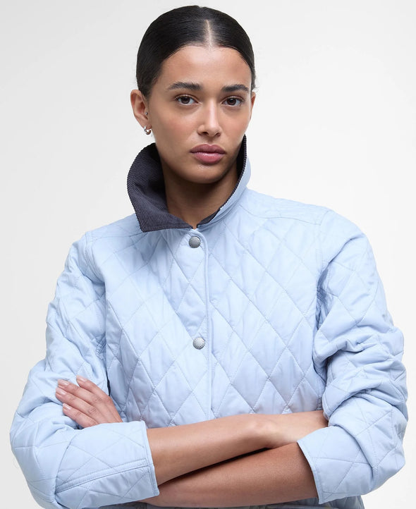 Annandale Quilt Jacket-Blue Breeze