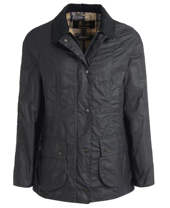 Beadnell Wax Jacket-Navy