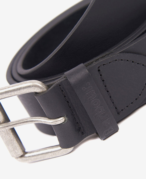 Allanton Leather Belt-Black