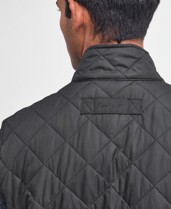 Lowerdale Quilt Gilet-Black