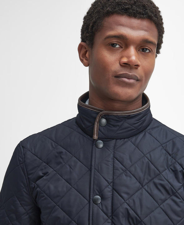 Powell Quilt Jacket-Navy