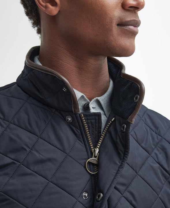 Powell Quilt Jacket-Navy