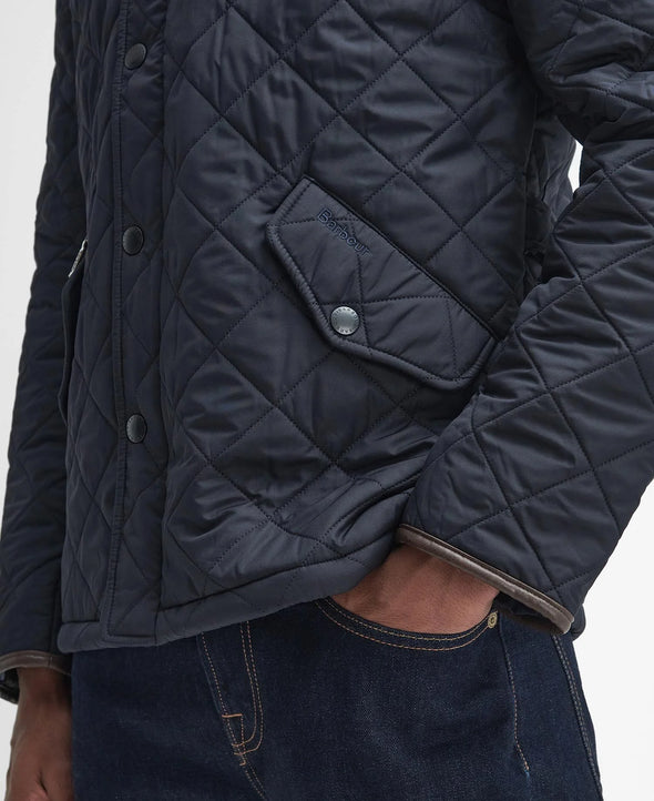 Powell Quilt Jacket-Navy