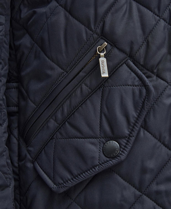 Powell Quilt Jacket-Navy