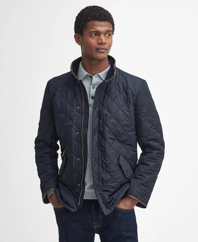 Powell Quilt Jacket-Navy