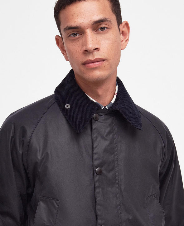 Bedale Wax Jacket-Navy