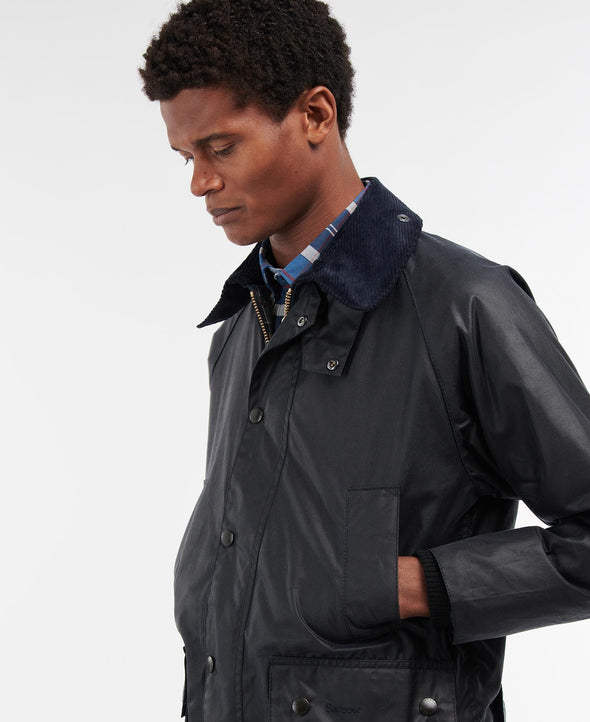 Bedale Wax Jacket-Navy