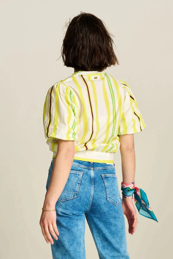 Striped Lemon Blouse