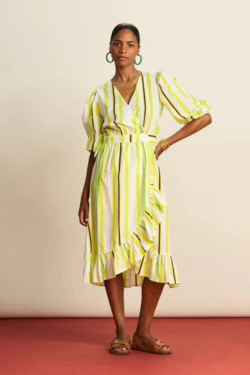 Striped lemon dress