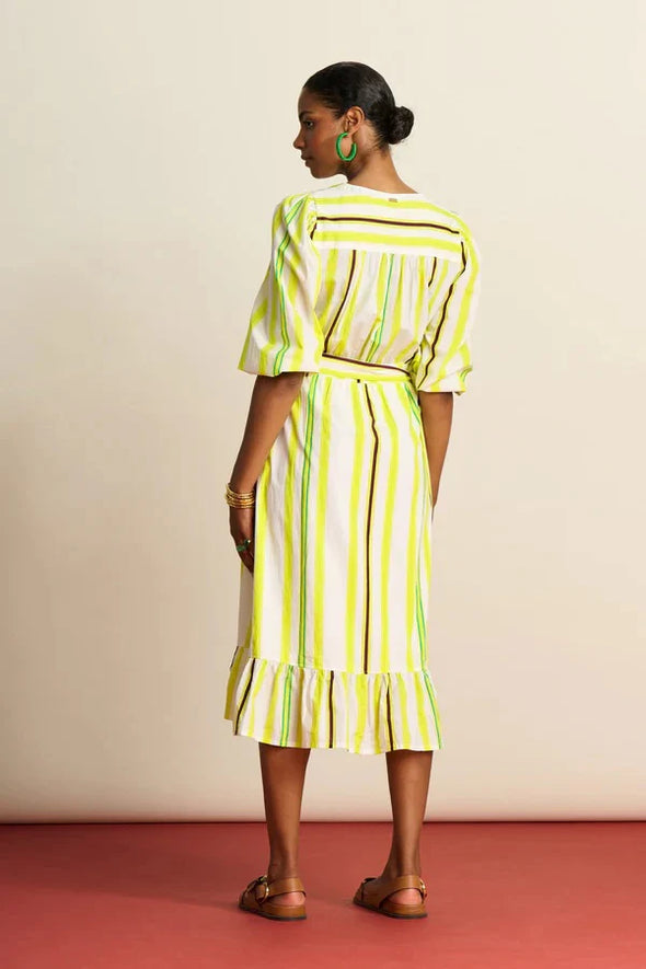 Striped lemon dress