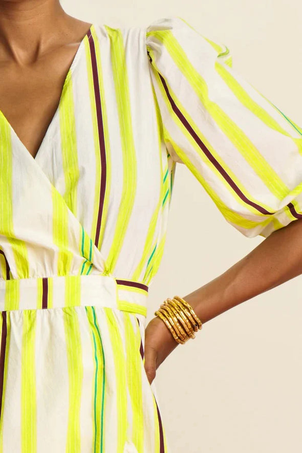 Striped lemon dress