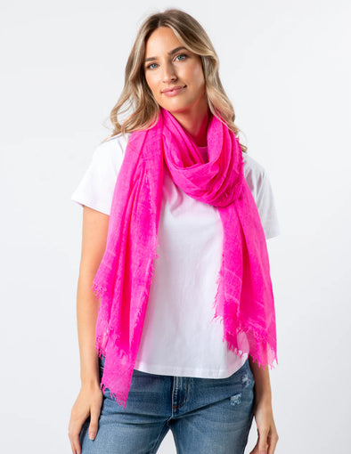 Summer fringed scarf