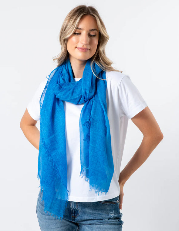 Summer fringed scarf